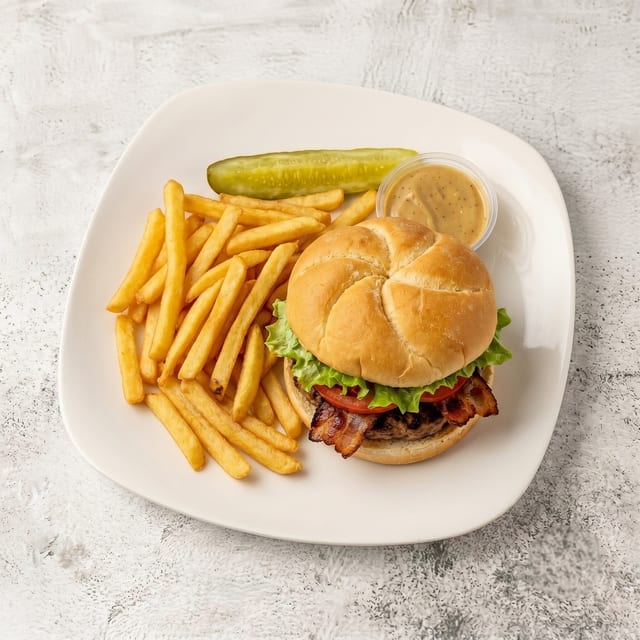 Crumbled Bleu Cheeseburger.