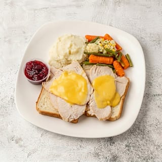 Hot Open Turkey with Gravy Sandwich