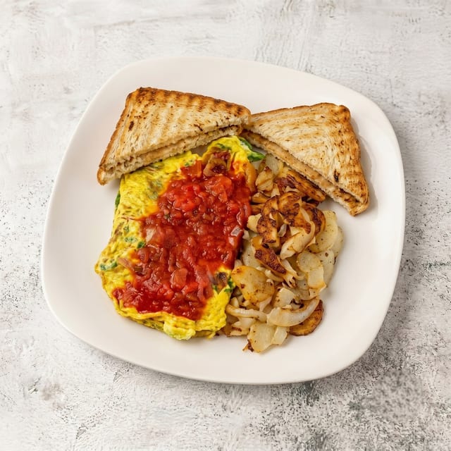 Pizza Omelette.