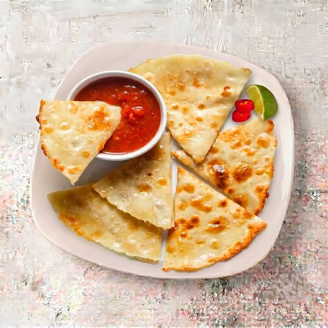 Cheese Quesadilla.