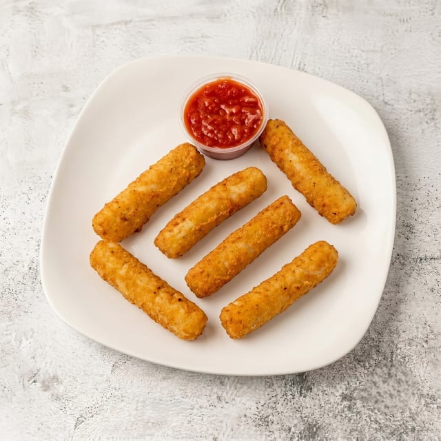 Fried Mozzarella Sticks.