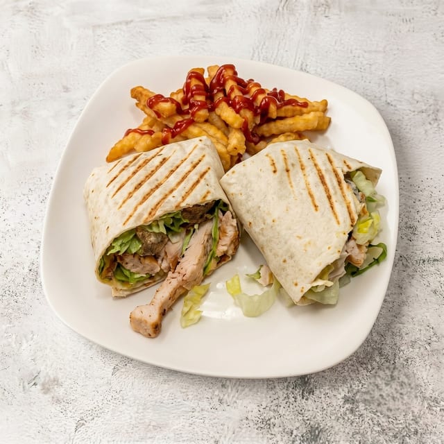 Chicken Caesar Wrap.