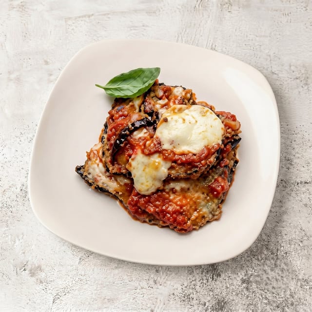 Eggplant Parmigiana.