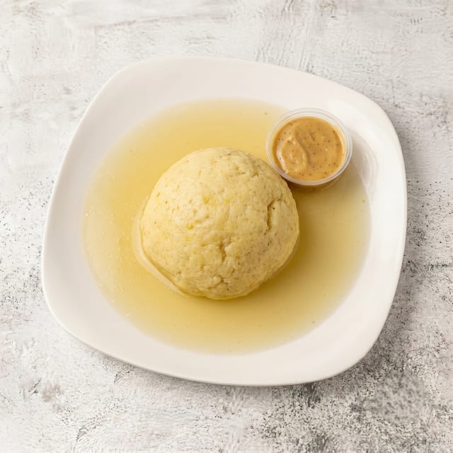 Chicken Consomme with Matzoh Ball.