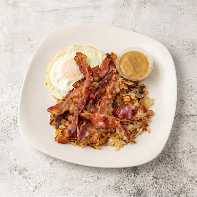 Two Eggs with Meat.