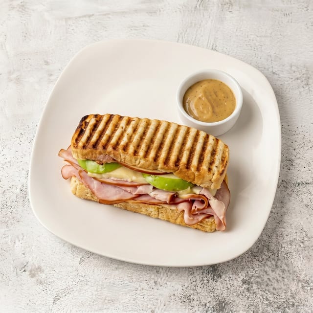 Taylor Ham & Cheese Sandwich.